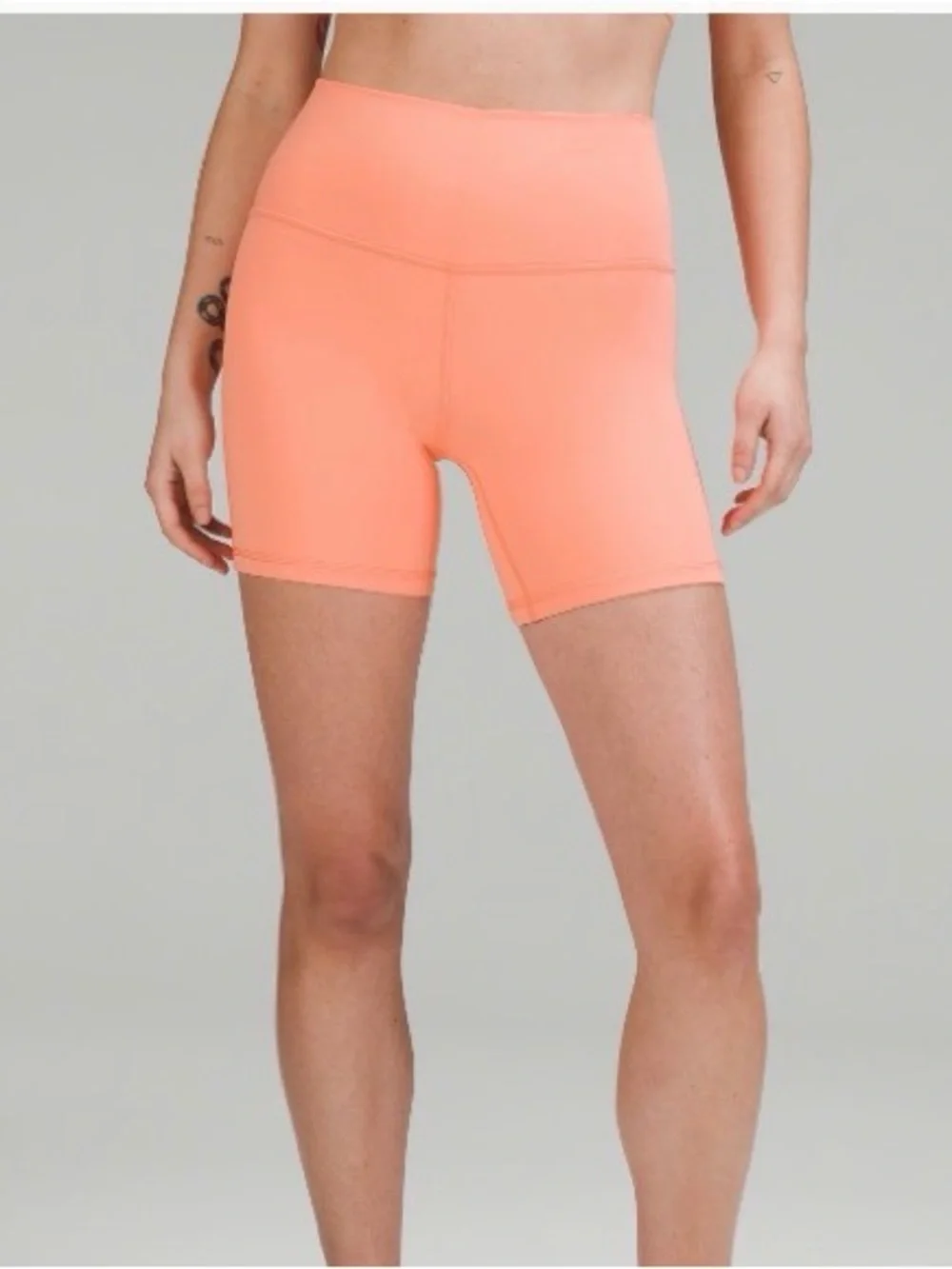 Lululemon Align High-Rise 6" Short - Sunny Coral - Picture 1 of 4